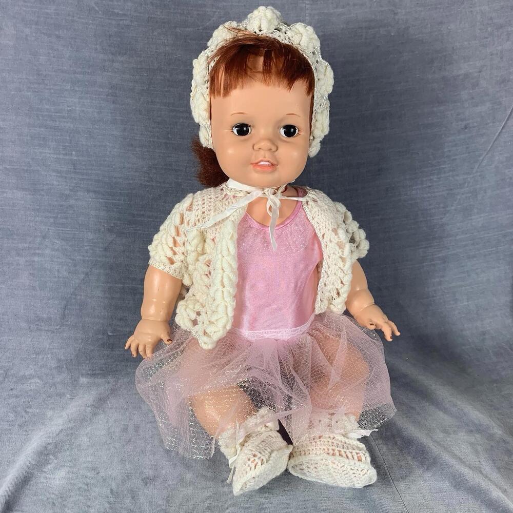 Baby Crissy Doll 24" Red Grow Hair Vintage 1973 Ideal Toy Corp